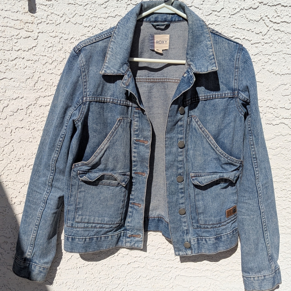 Roxy Classic Blue Jean Jacket